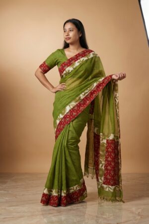 Pure Kota Ajrakh Saree